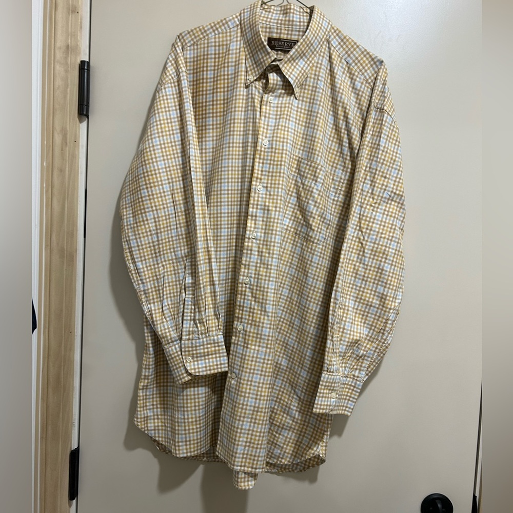NWOT Patrick James Reserve Casual Button Down Shirt in XL